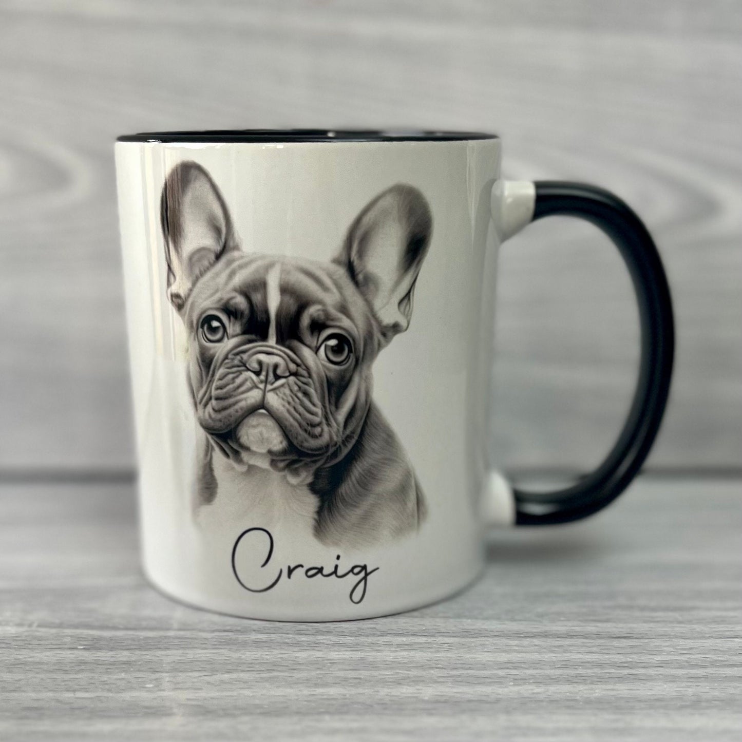 Personalised French Bulldog Mug | Personalised Frenchie Mug | Gift for Her