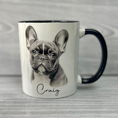 Personalised French Bulldog Mug | Personalised Frenchie Mug | Gift for Her