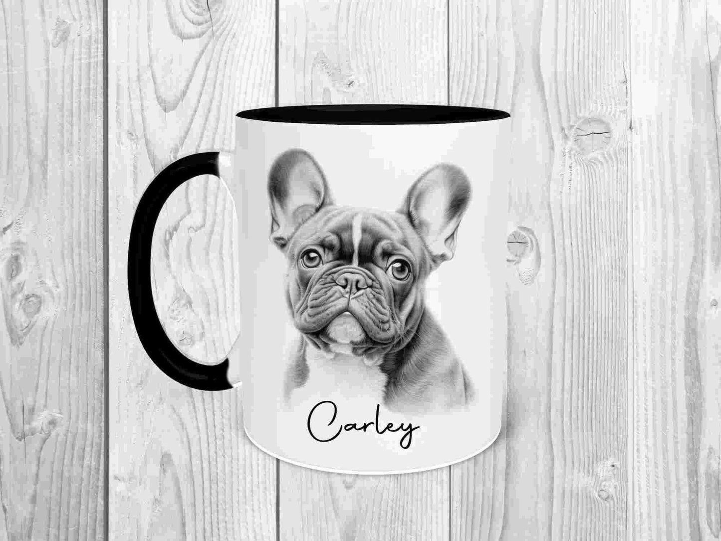 Personalised French Bulldog Mug | Personalised Frenchie Mug | Gift for Her