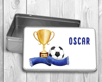 Personalised Football Treat Tin | Football Gift