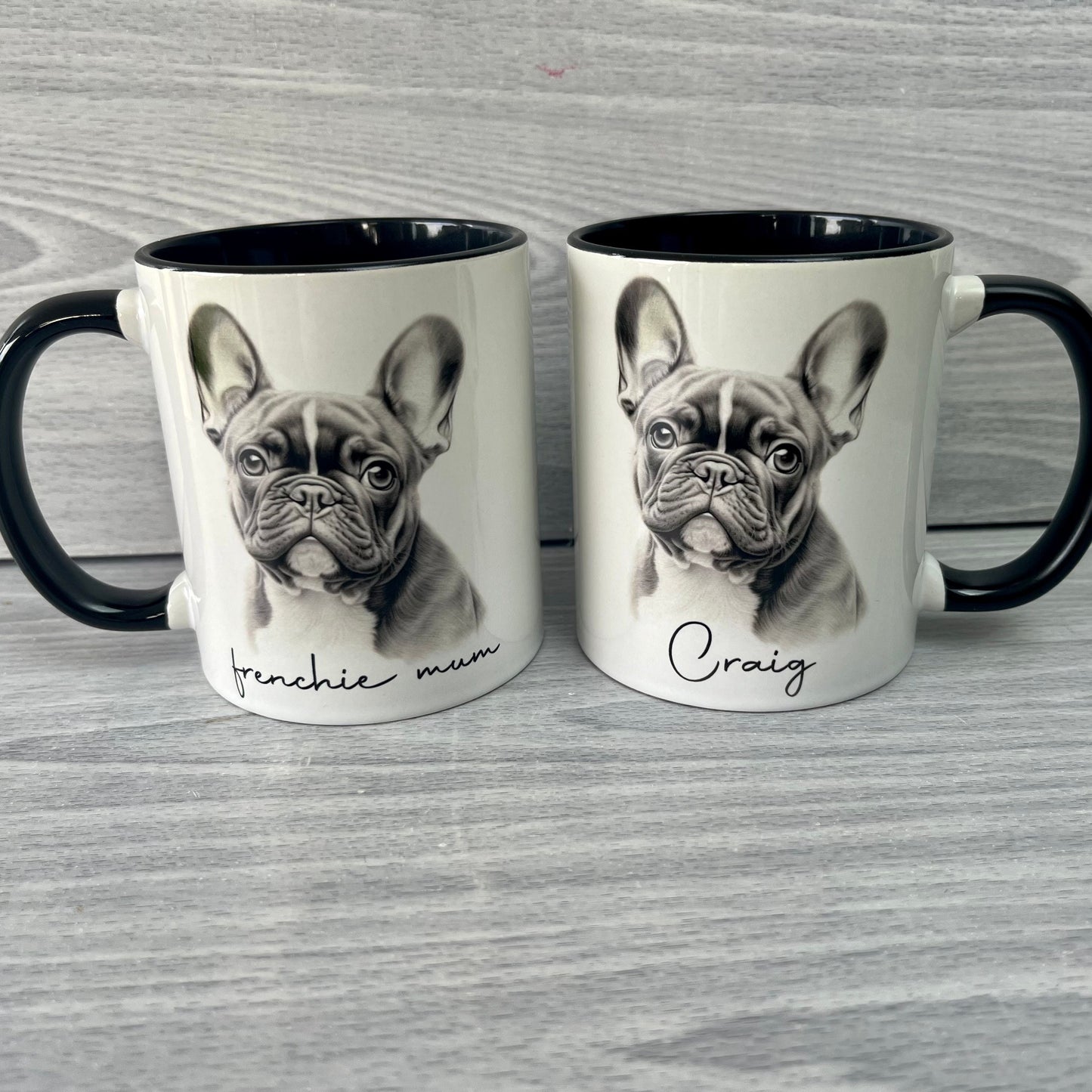 Personalised French Bulldog Mug | Personalised Frenchie Mug | Gift for Her