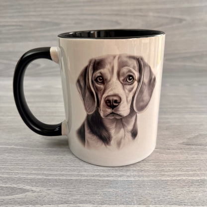 Personalised Beagle Mug | Personalised Beagle Birthday | Beagle Mum Gift for Her | Beagle Dad