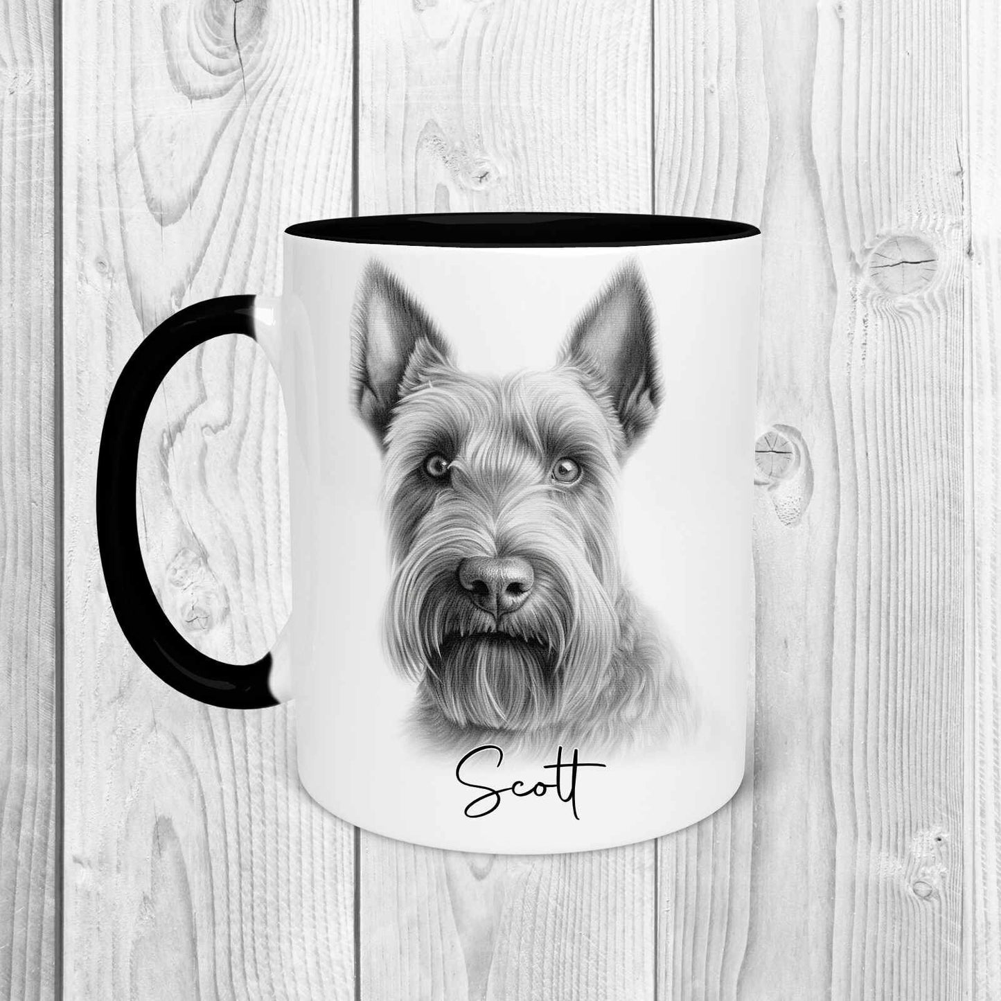 Personalised Scottish Terrier Mug | Personalised Scottie Dog Mug | Personalised Scottish Terrier Gifts | Scottie Dog Gifts | Gift for Her