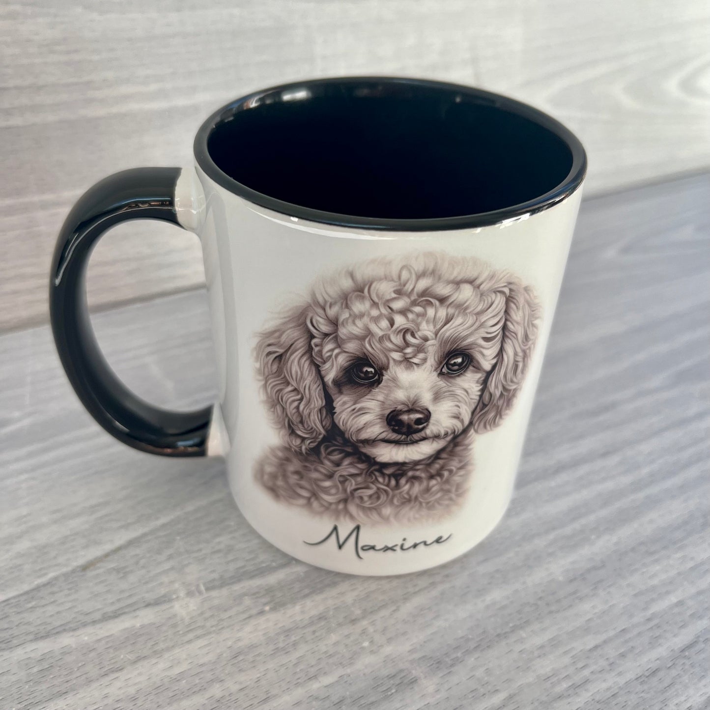 Personalised Poodle Mug | Personalised Poodle Gifts | Miniature Poodle Gifts | Gift for Her | Poodle Birthday Gifts | Poodle Coaster