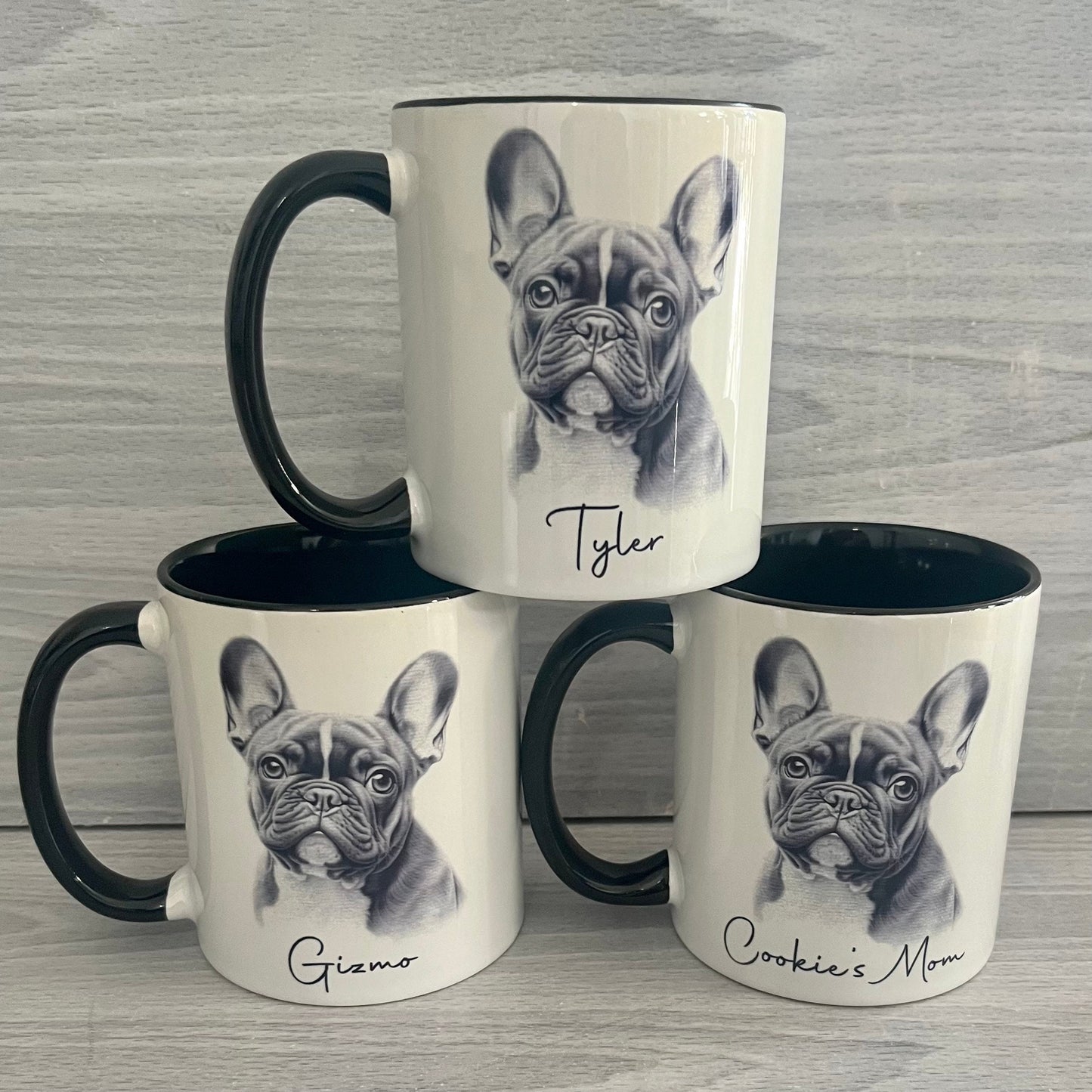 Personalised French Bulldog Mug | Personalised Frenchie Mug | Gift for Her