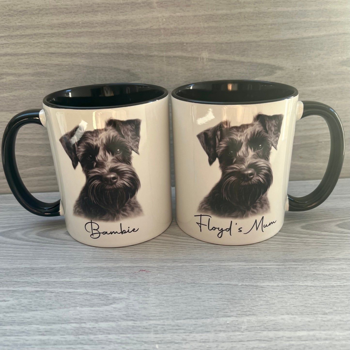 Personalised Schnauzer Mug | Personalised Schnauzer Birthday | Schnauzer Mum | Gift for Her | Schnauzer Gifts | Schnauzer Coaster