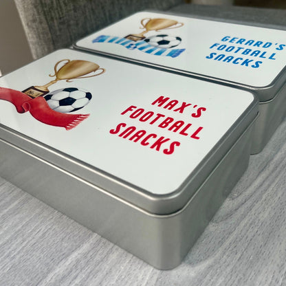 Personalised Football Treat Tin | Football Gift