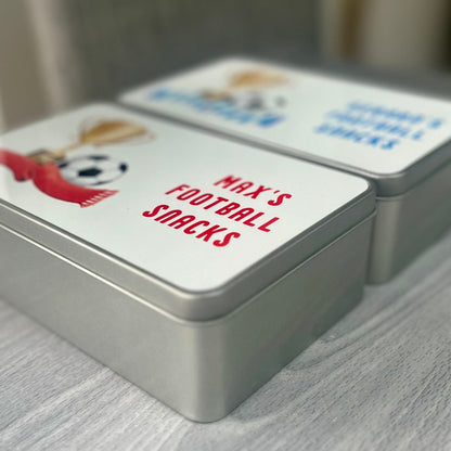 Personalised Football Treat Tin | Football Gift