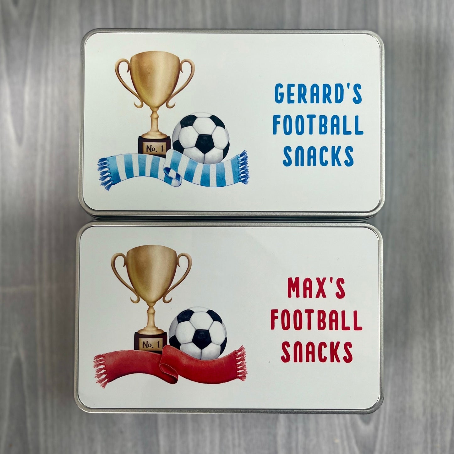 Personalised Football Treat Tin | Football Gift