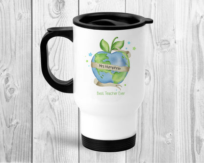 Personalised Teacher Gift | Teacher Travel Mug | Teaching Assistant Gift | Personalised Travel Cup | Headteacher Gift | School Thank you