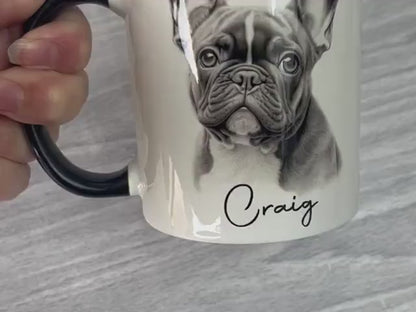 Personalised French Bulldog Mug | Personalised Frenchie Mug | Gift for Her