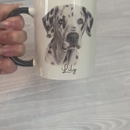 Personalised Dalmation Mug | Personalised Dalmation Birthday | Dog Gifts for Owners | Gift for Her | Dog Mug Gift