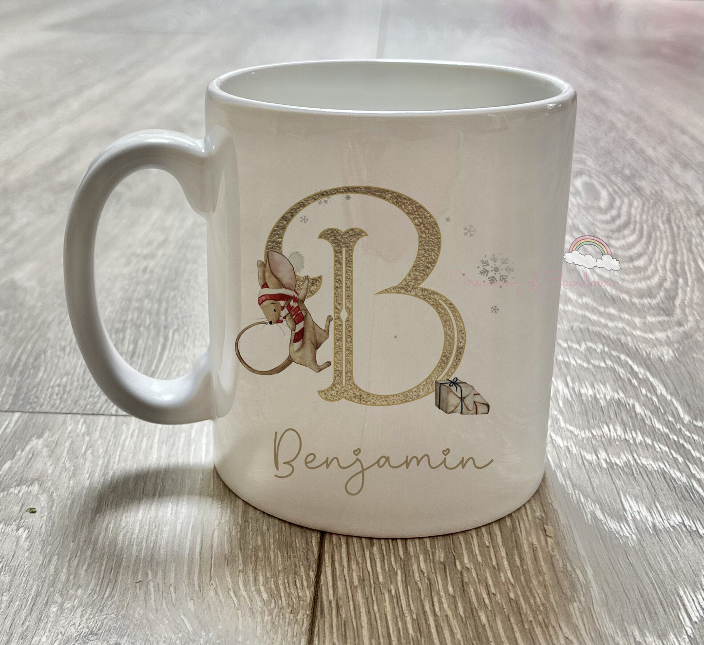 Personalised Christmas Mouse Mug | Personalised Christmas Eve Mug | Christmas Eve Box