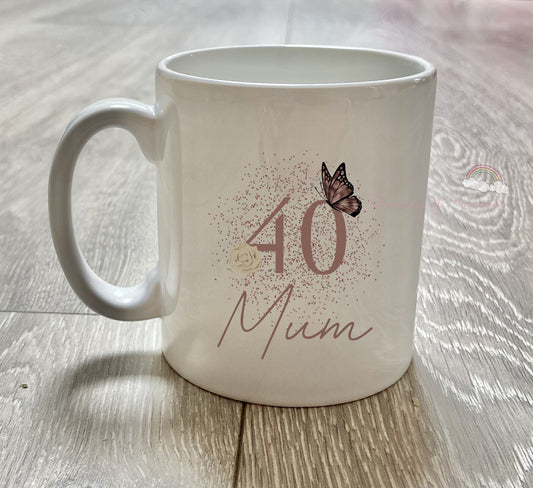 Milestone Birthday Mug for Her | 30th birthday | 40th | 50th | 60th | 70th | 80th | 90th | 16th | 18th | 21st