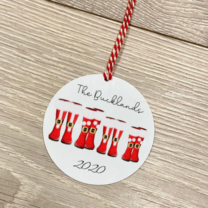 Personalised Family Christmas Decoration | First Christmas Momento