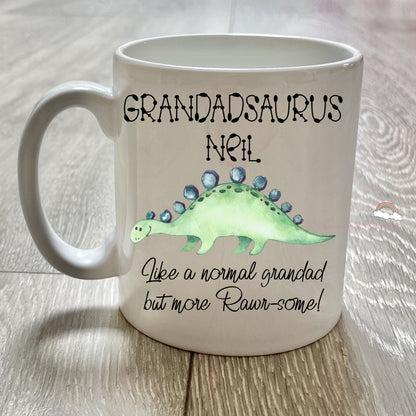 Mummysaurus personalised mugs | Dinosaur Mug