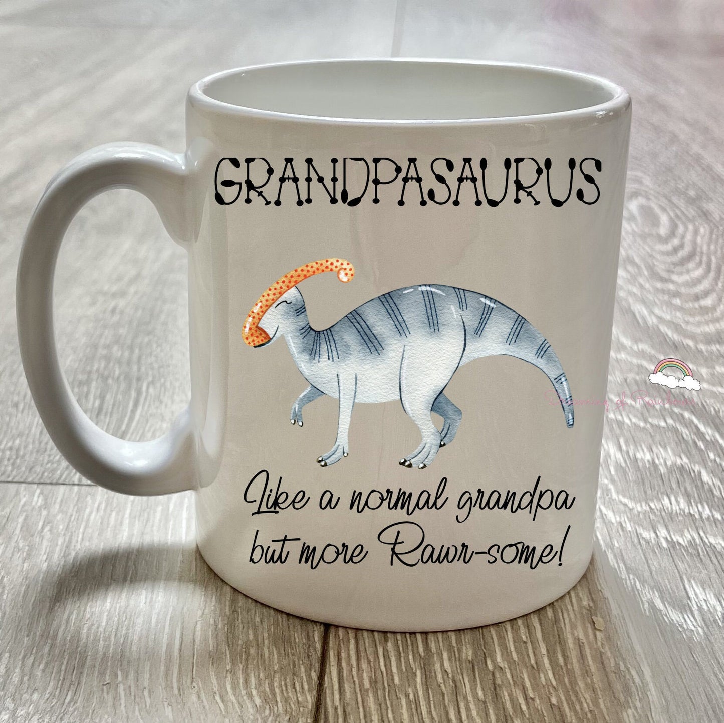 Mummysaurus personalised mugs | Dinosaur Mug