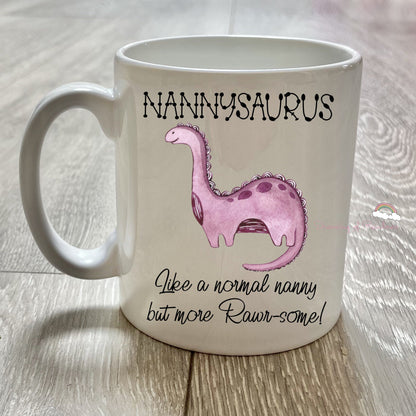 Mummysaurus personalised mugs | Dinosaur Mug