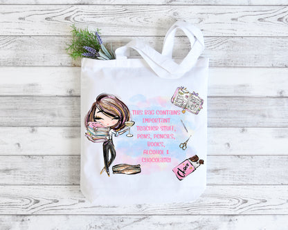 Teacher Gift | Teacher Tote Bag | Teacher Thank you | Headteacher Gift