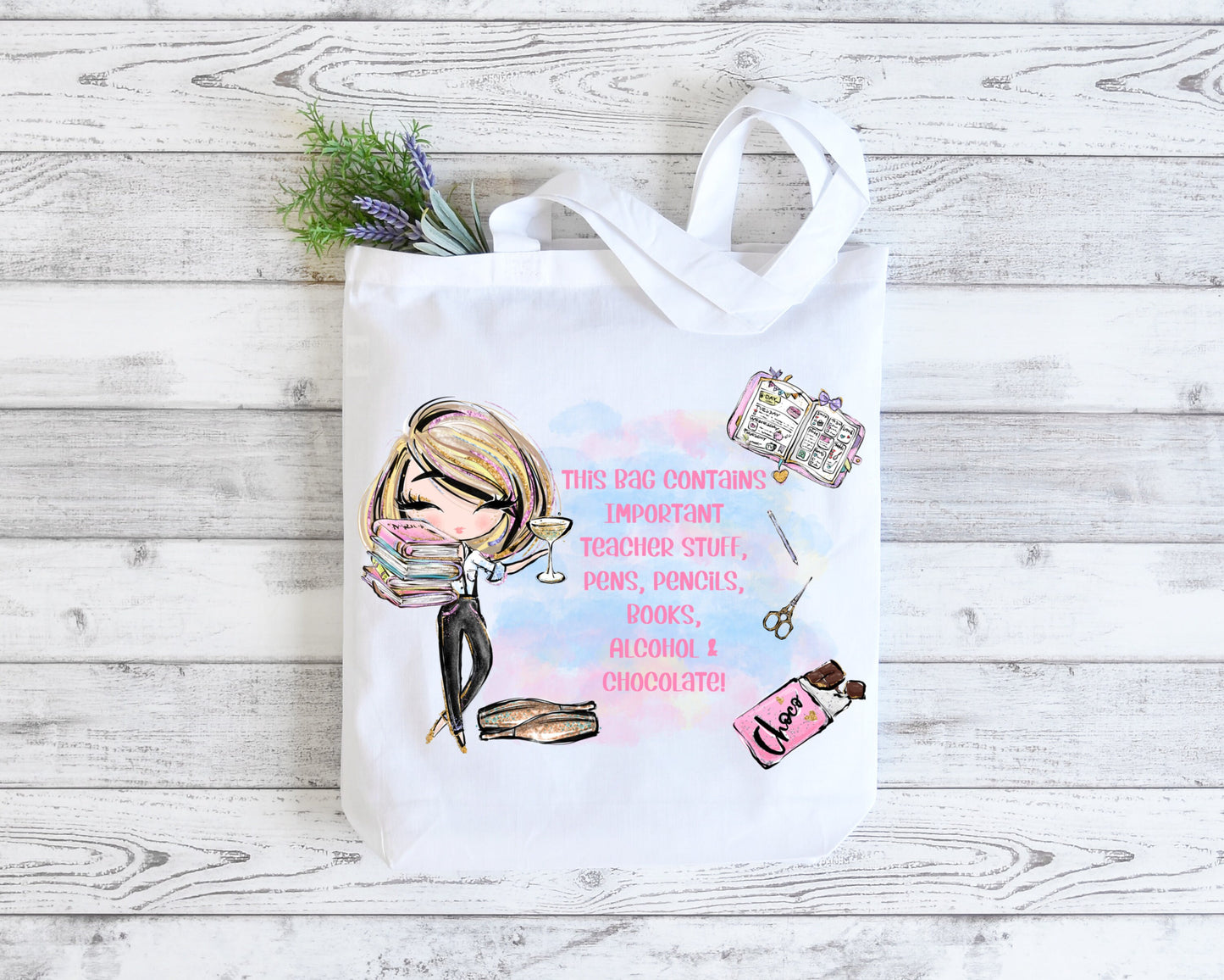 Teacher Gift | Teacher Tote Bag | Teacher Thank you | Headteacher Gift