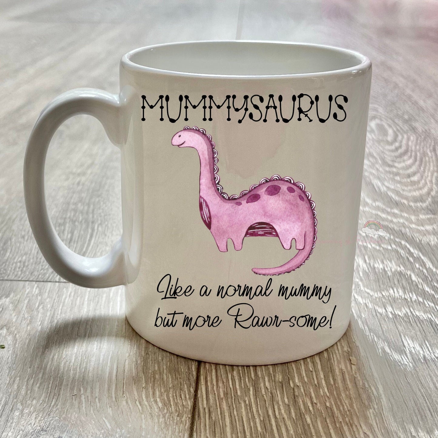 Mummysaurus personalised mugs | Dinosaur Mug