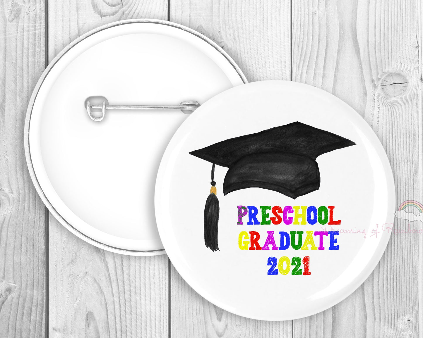 Nursery Leaver Badge | Preschool Graduation Badge | Graduation Award