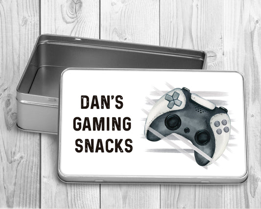 Personalised Gamer Treat Tin | Gaming Gift