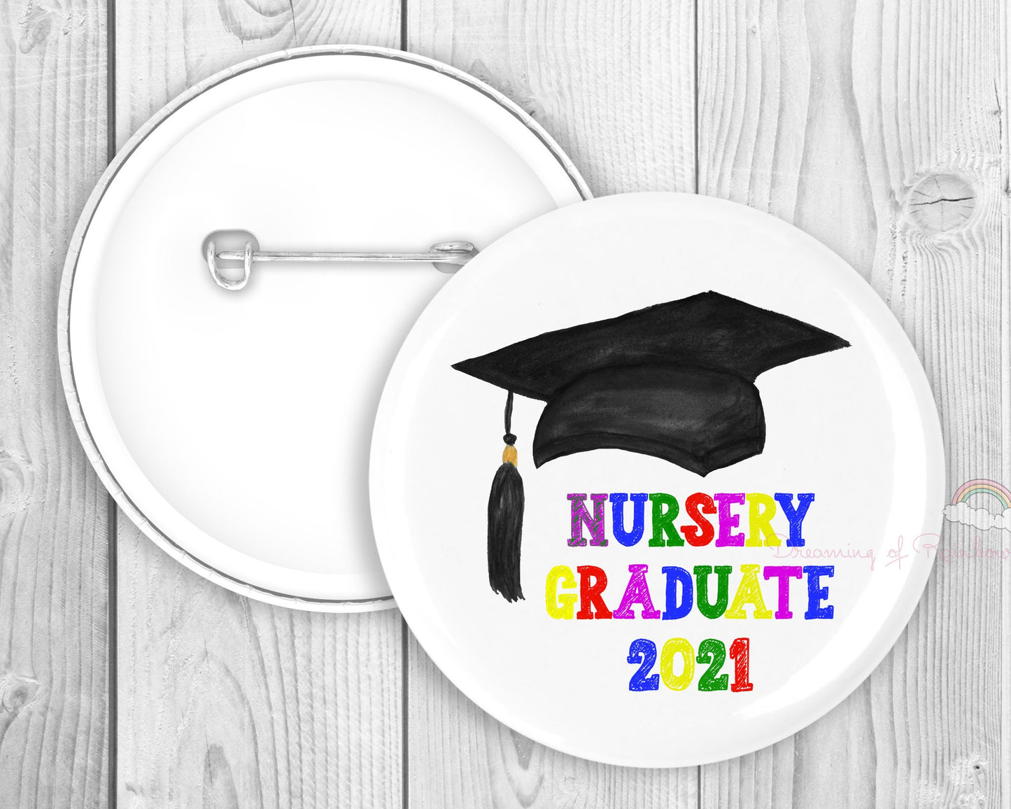 Nursery Leaver Badge | Preschool Graduation Badge | Graduation Award