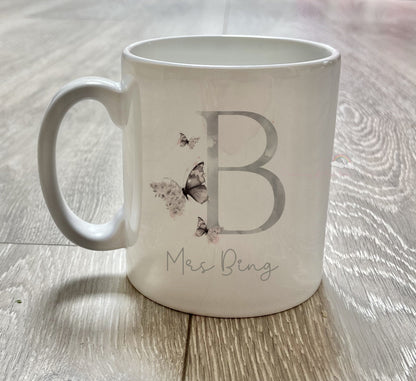 Butterfly Mug | Teacher Thank you | Headteacher Gift | Teacher Gift