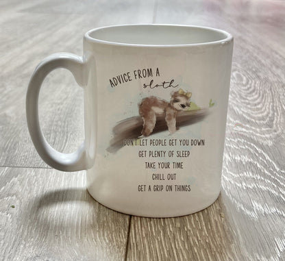 Personalised Sloth  Mug | Personalised Mug | Sloth Gift