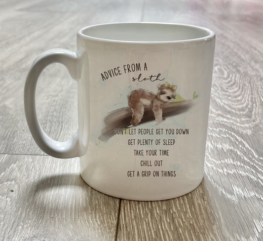 Personalised Sloth  Mug | Personalised Mug | Sloth Gift