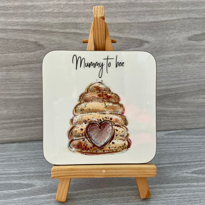 Mummy to bee Gift | Mum to bee coaster