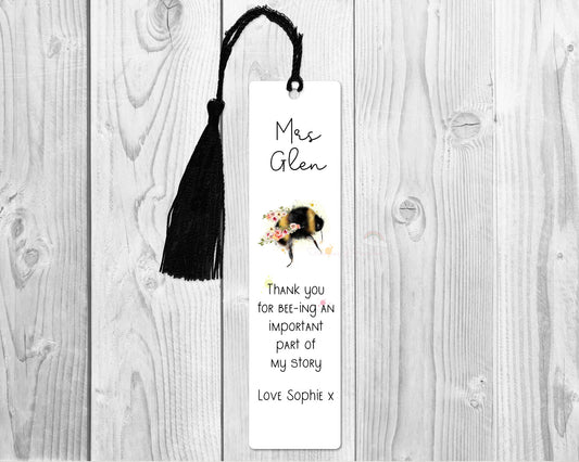 Teacher Gift | Personalised Bookmark