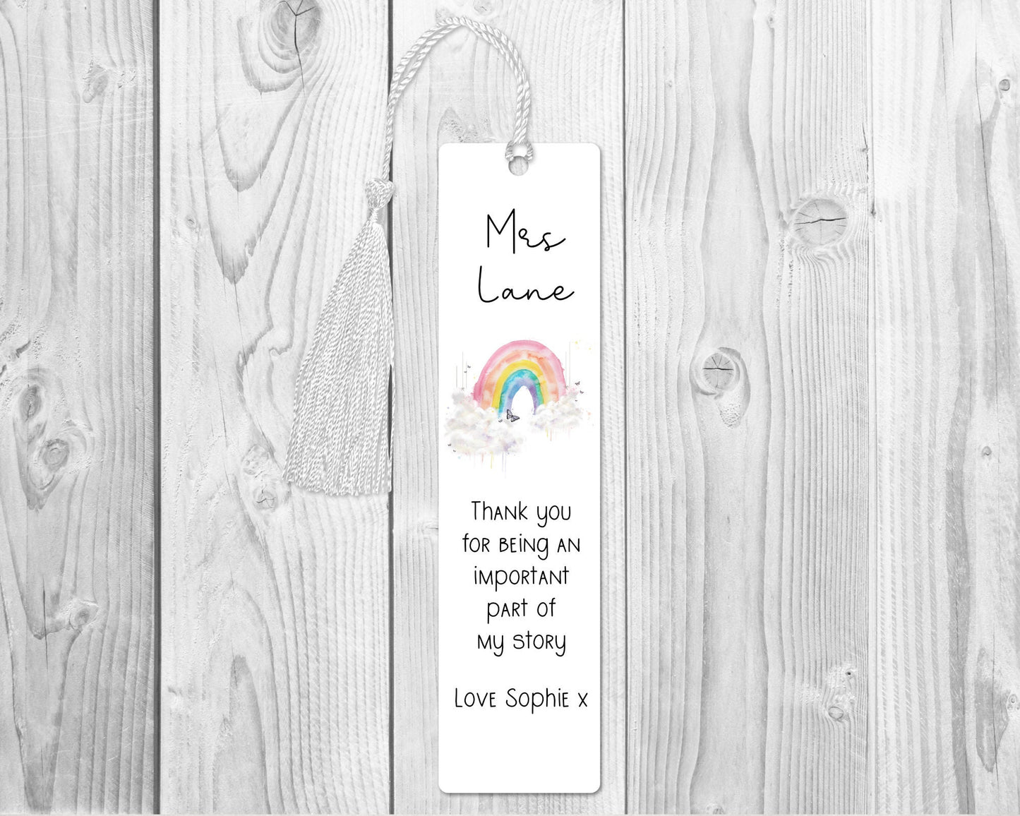 Teacher Gift | Personalised Bookmark