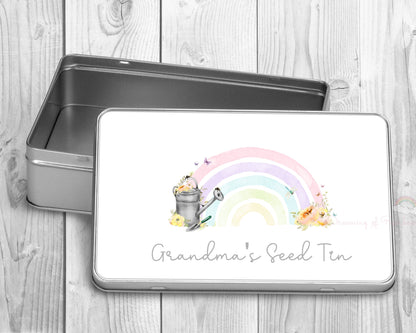 Personalised Seed Tin | Treat Tin | Gardening Gift