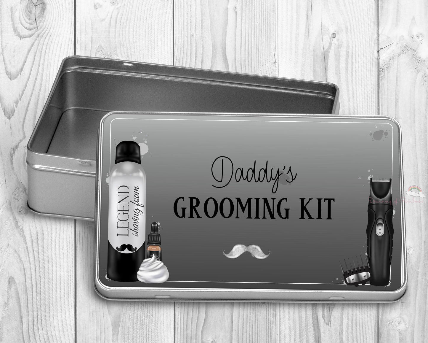 Personalised Tin | Treat Tin | Male Grooming Gift