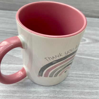 Teacher Gift | Pink Rainbow Mug | Teacher Thank you | Headteacher Gift