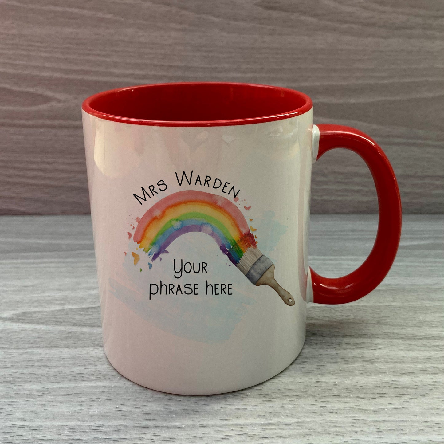 Teacher Gift | Rainbow Mug | Teacher Thank you | Headteacher Gift