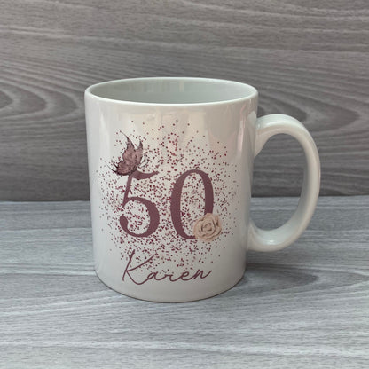 Milestone Birthday Mug for Her | 30th birthday | 40th | 50th | 60th | 70th | 80th | 90th | 16th | 18th | 21st