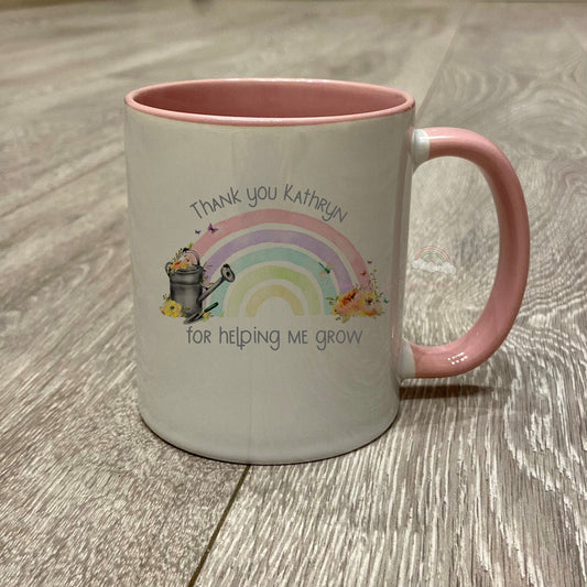 Teacher Gift | Gardening Rainbow Butterfly Mug | Teacher Thank you | Headteacher Gift