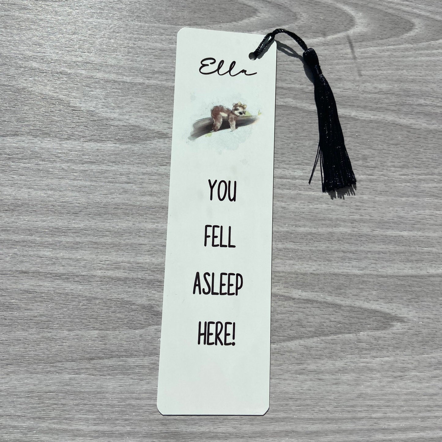 Sloth Gift | Personalised Bookmark | Personalised Sloth Bookmark