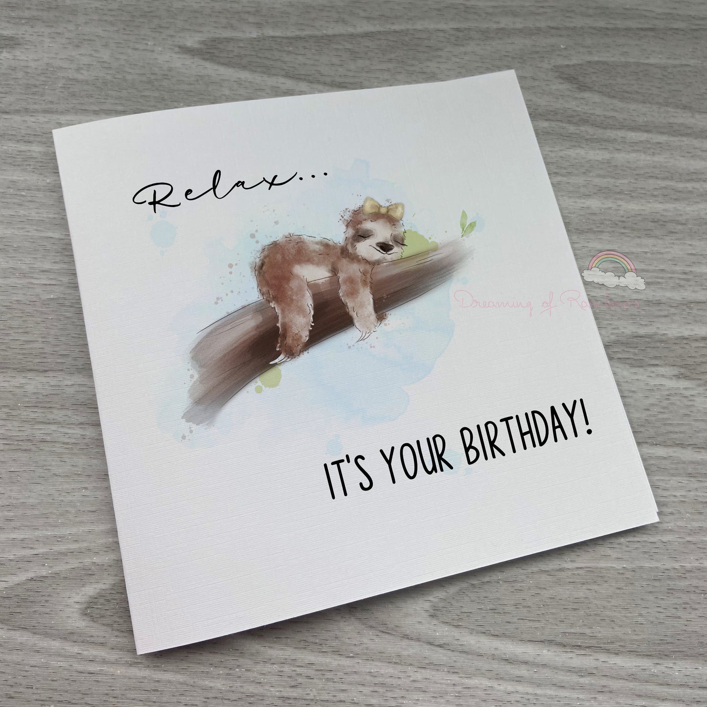 Sloth Birthday Card | Sloth Gift