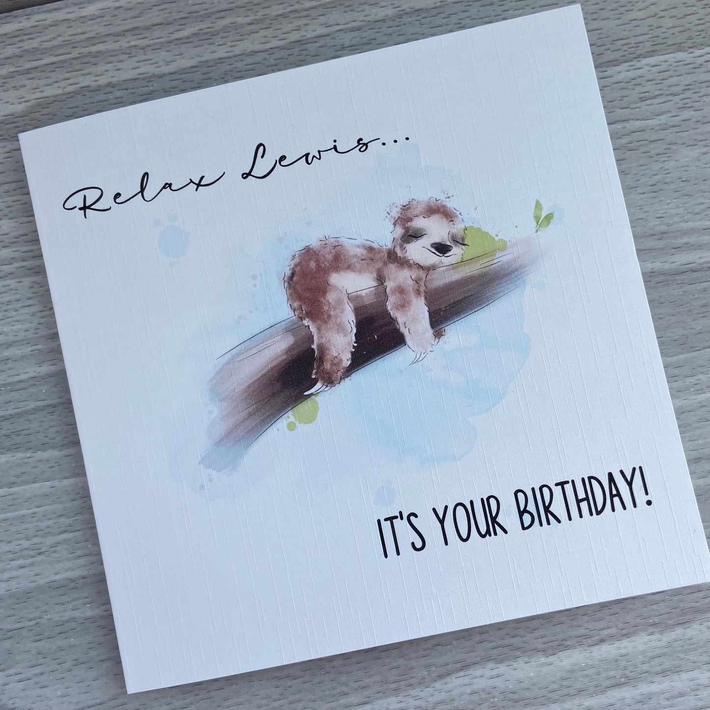 Sloth Birthday Card | Sloth Gift