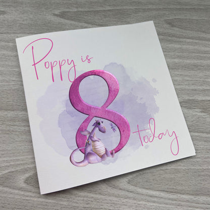 Personalised Dragon Birthday Card | Dragon Gift | Dragon Card