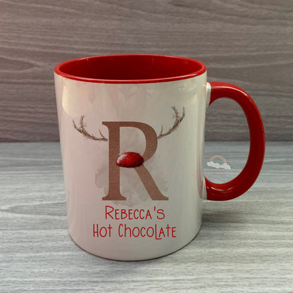 Personalised Reindeer Christmas Mug | Christmas Eve Mug