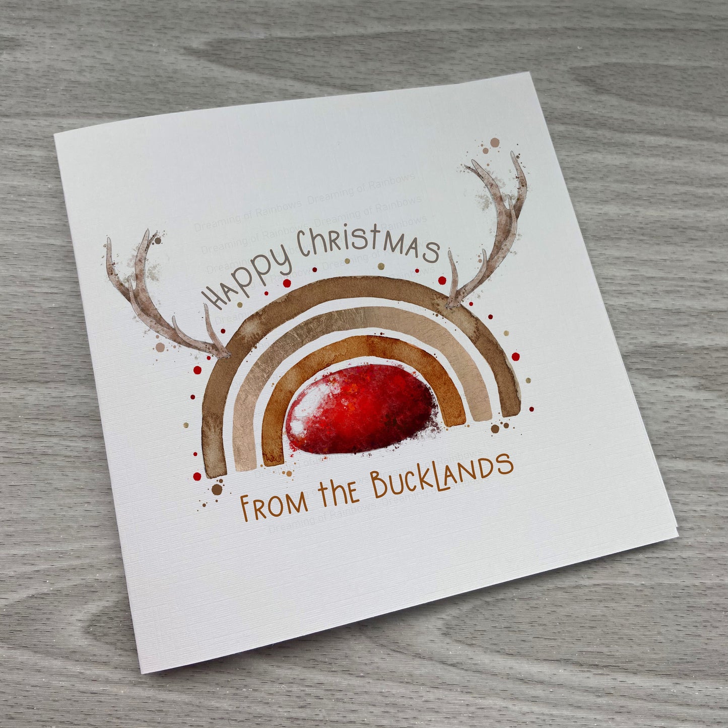 Personalised Christmas Card | Personalised Gift | Reindeer Card