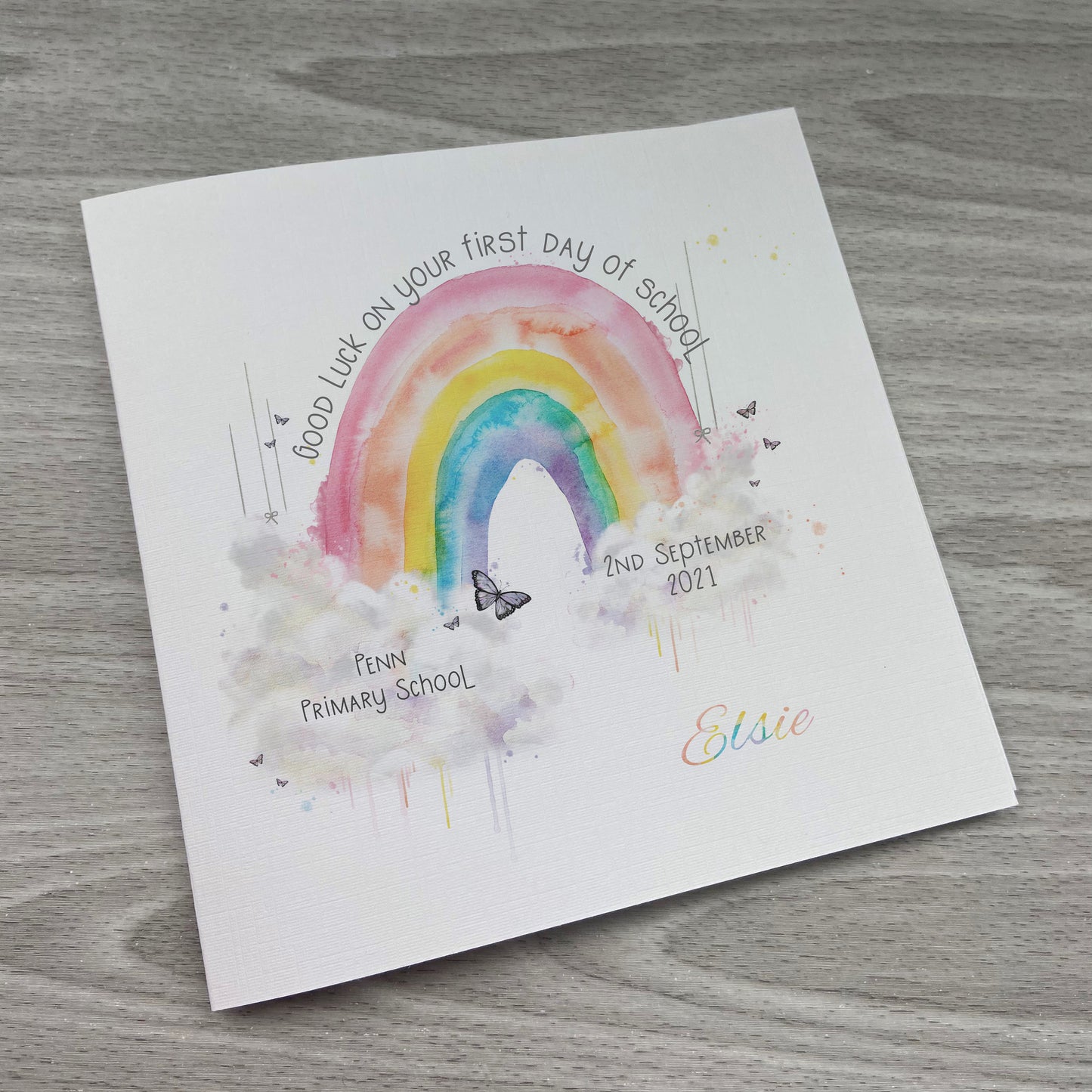 First Day of School Card | Personalised School Starter Gift