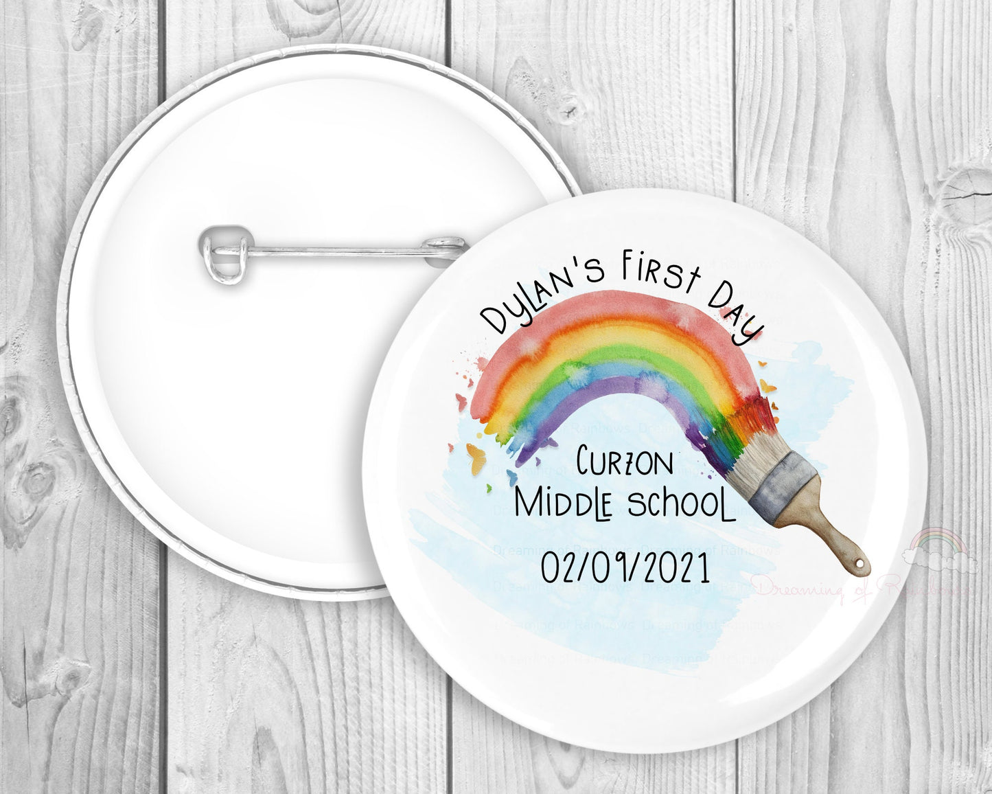 School Starter Badge | First Day of School Badge | Good Luck Badge