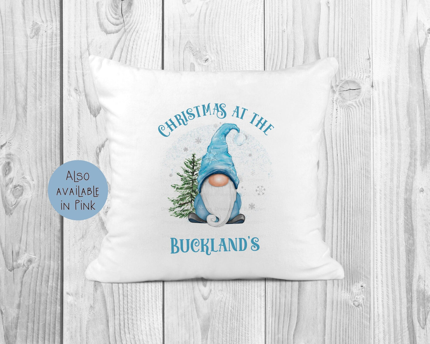 Personalised Christmas Cushion | Personalised Gonk Cushion | Christmas Decor