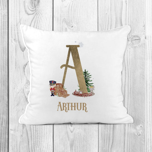 Personalised Christmas Cushion | Father Christmas Cushion | Christmas Decor